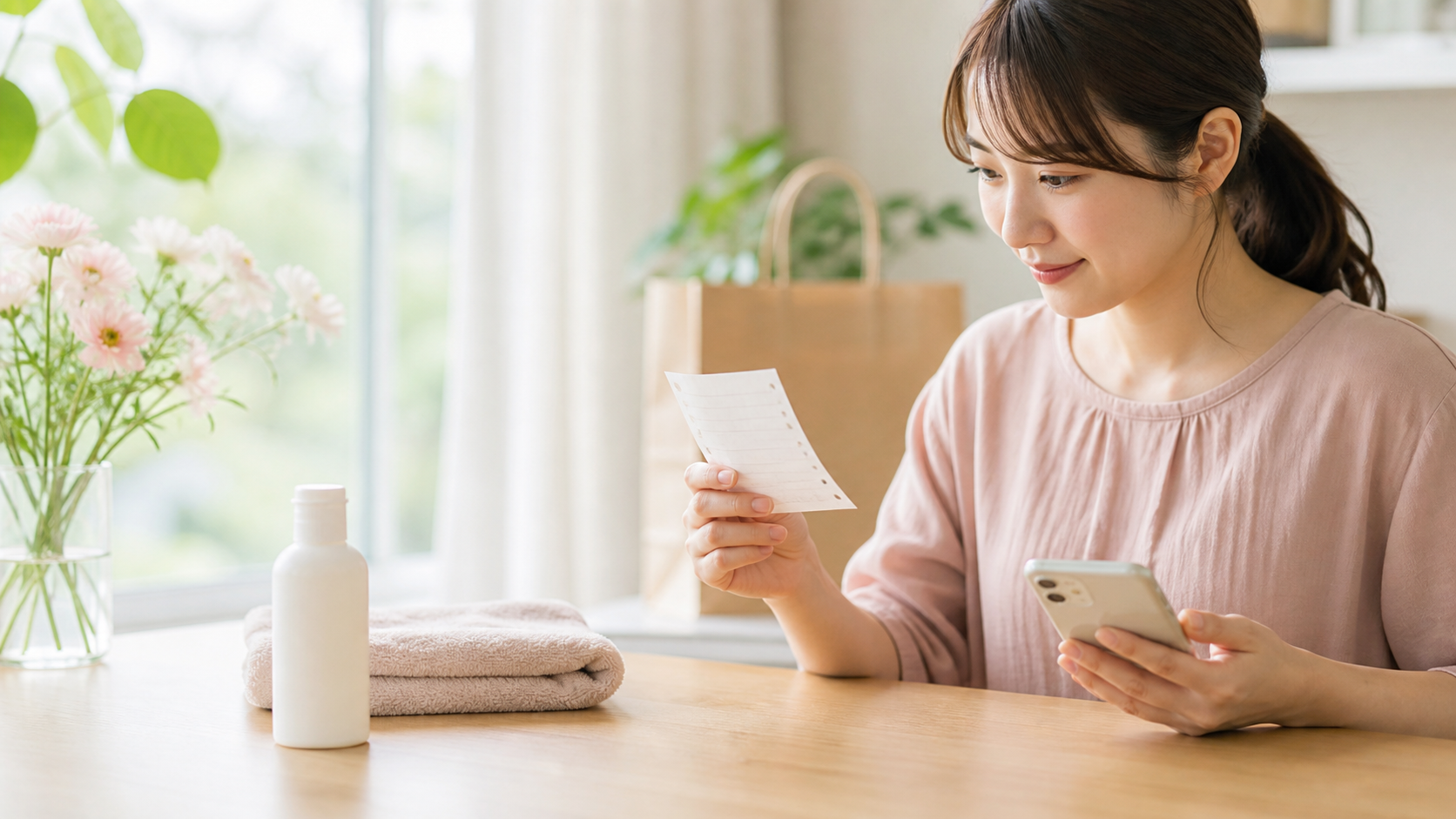 薬局のスキンケア売り場のイメージ